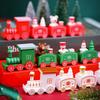 Christmas Cake Decor Ornaments Xmas Train Ornaments Merry Christmas Decor For Home Happy New Year 2023 Kids Favor Gifts