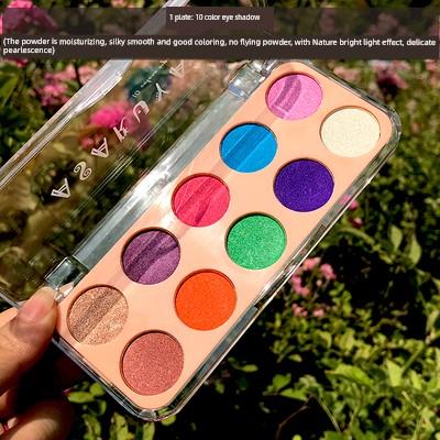 Official Genuine Student Performance Eyeshadow Palette 2026 New Model Natural Non-Toxic Washable Glitter for Girls