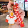 Goose Cartoon Adorable Keychain Cute Car Key Ring Couple Backpack Accessory Gifts Small