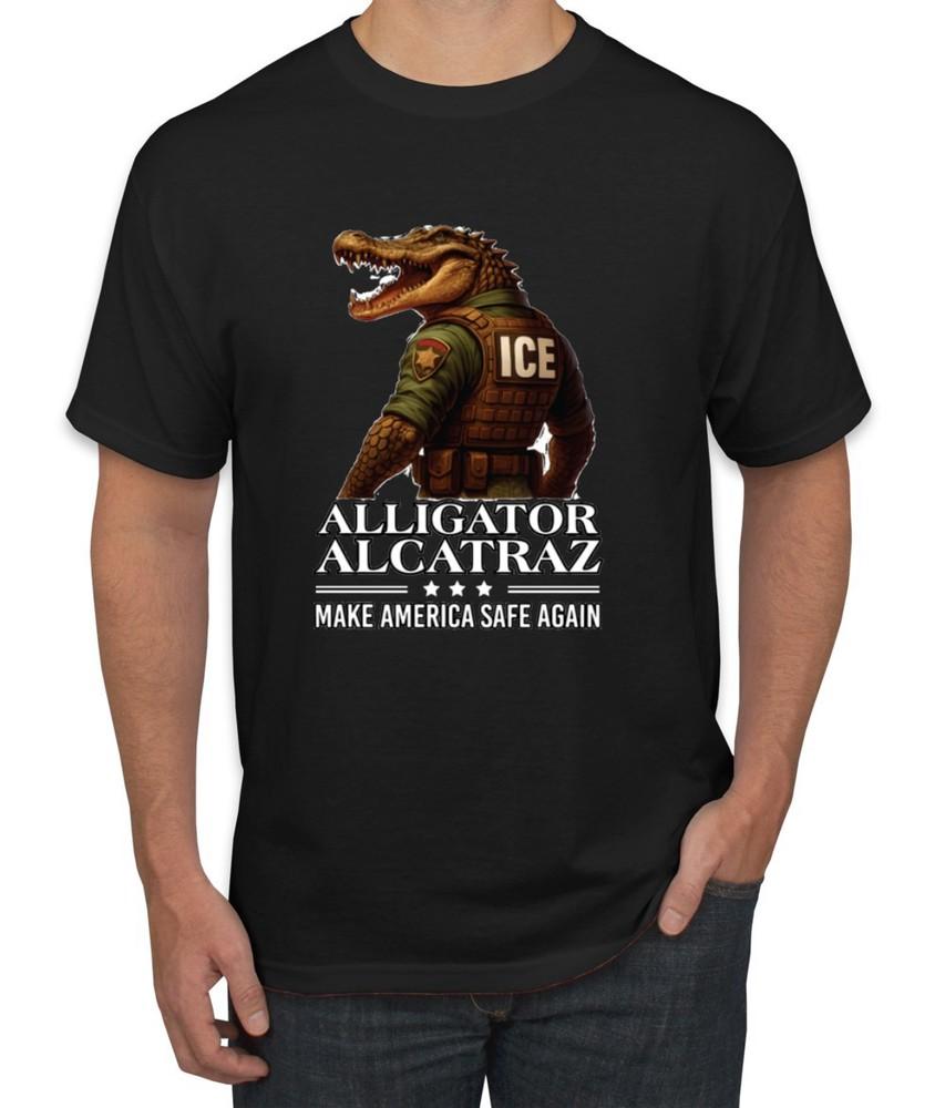 Alligator Alcatraz Florida Make America Safe Again Men s T-Shirt Unisex T-Shirt XXL