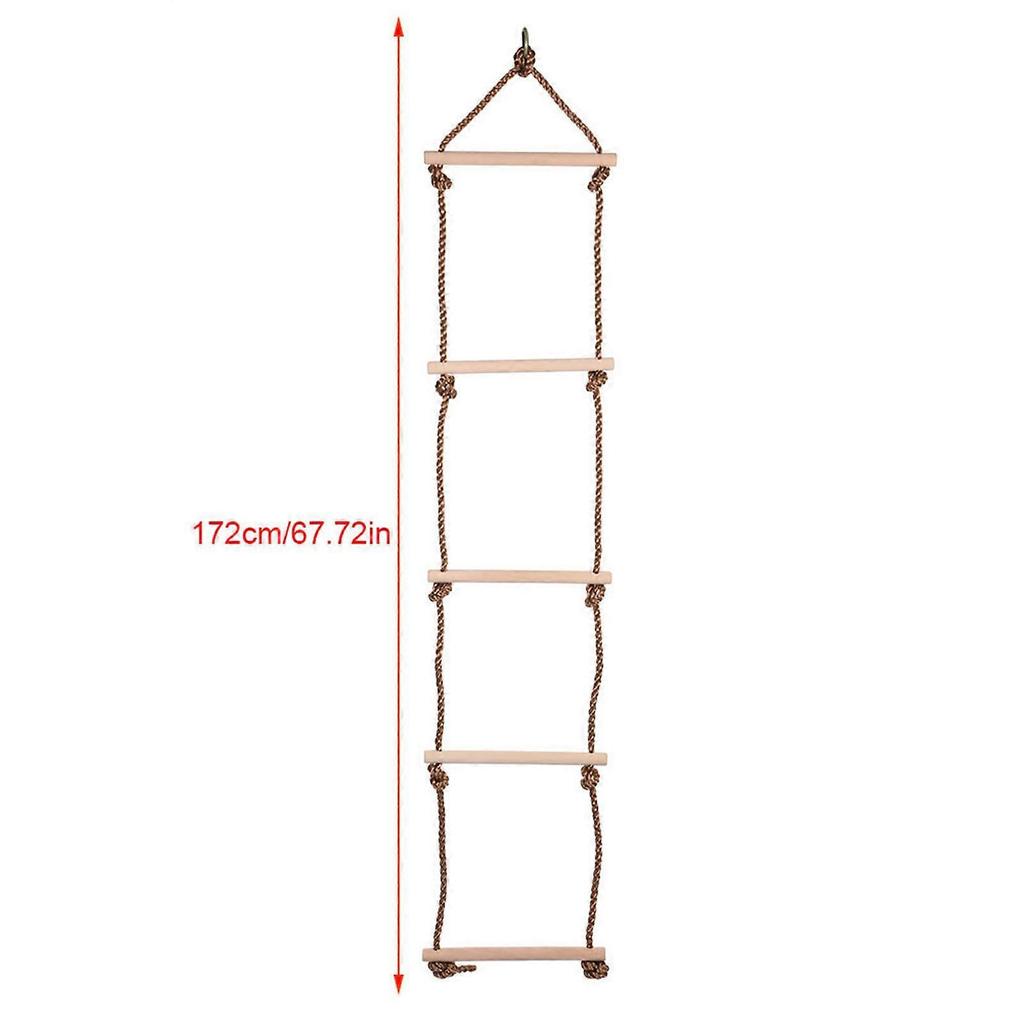 Children Climbing Ladder Climbing Rope Ladder Swing Climb Hang for Kids Garden Exercise Equipment