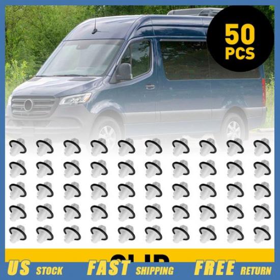 

50Pcs Side Panel Molding Clip for Mercedes Benz Sprinter 1500 2500 3500 3500XD V