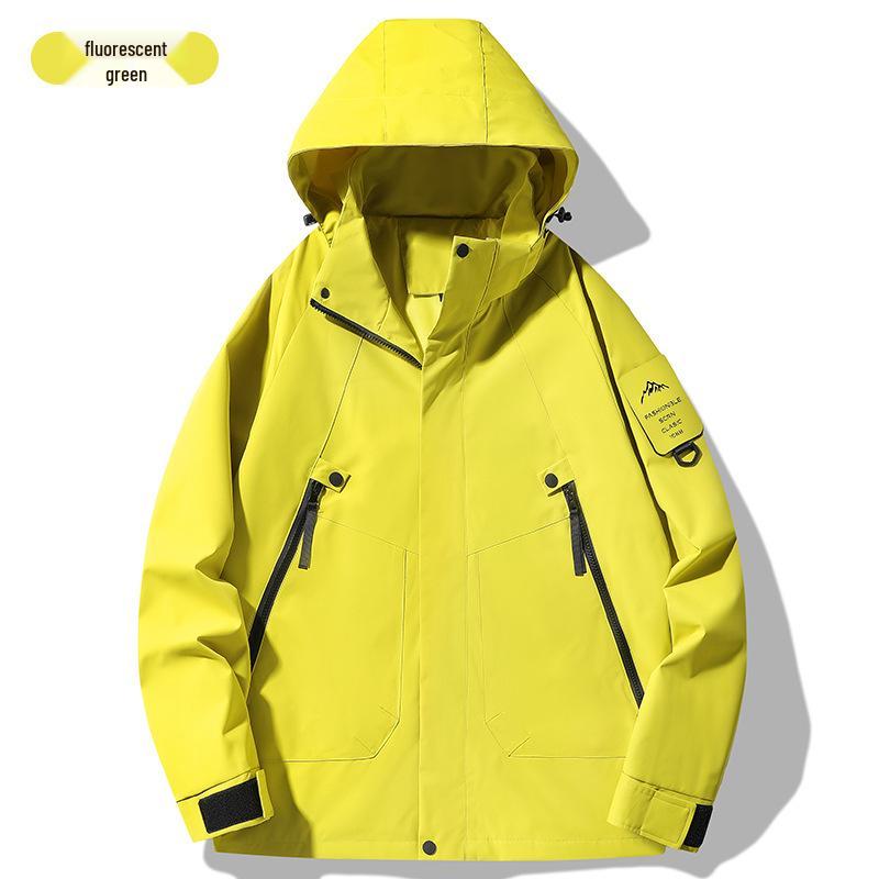 Unisex 3-in-1 Windproof Waterproof Hiking Jacket with Detachable Liner for Autumn/Winter