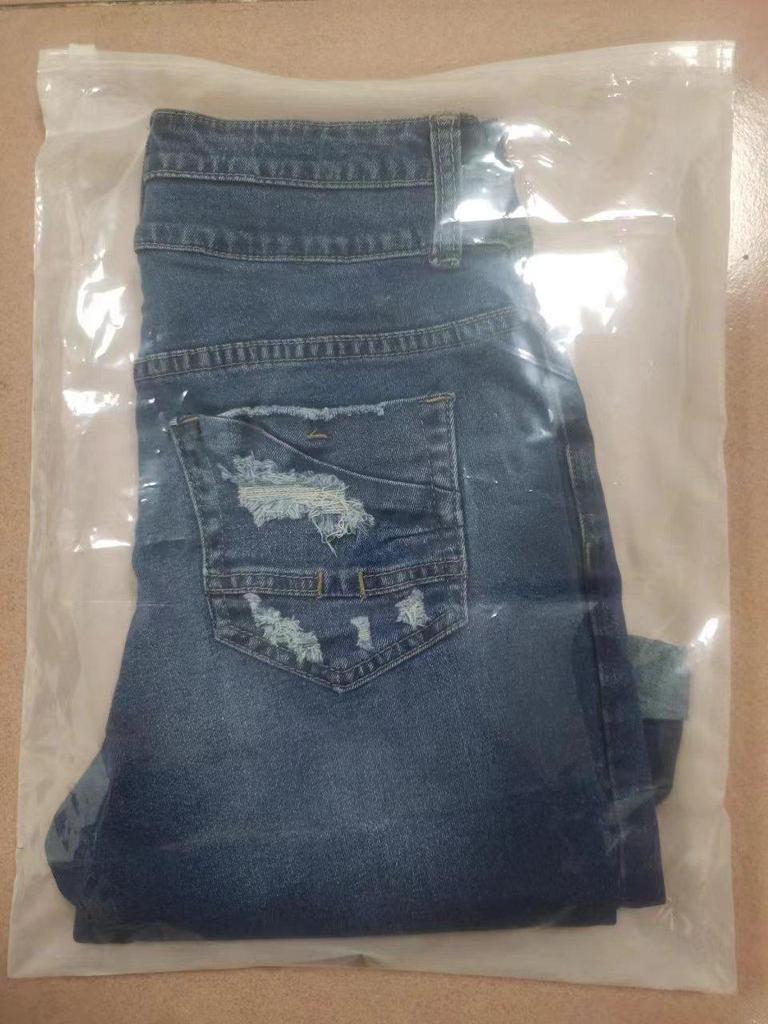 Women's Mid-Length Elastic Denim Shorts - Double-Button Washed Jeans, European & American Style Fashion.