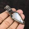 Dendrite Opal Gemstone Copper Wire Wrapped Pendant Designer Jewelry Handmade Pendant Rainbow Moonstone Jewelry Gift For Him Gift For Mother