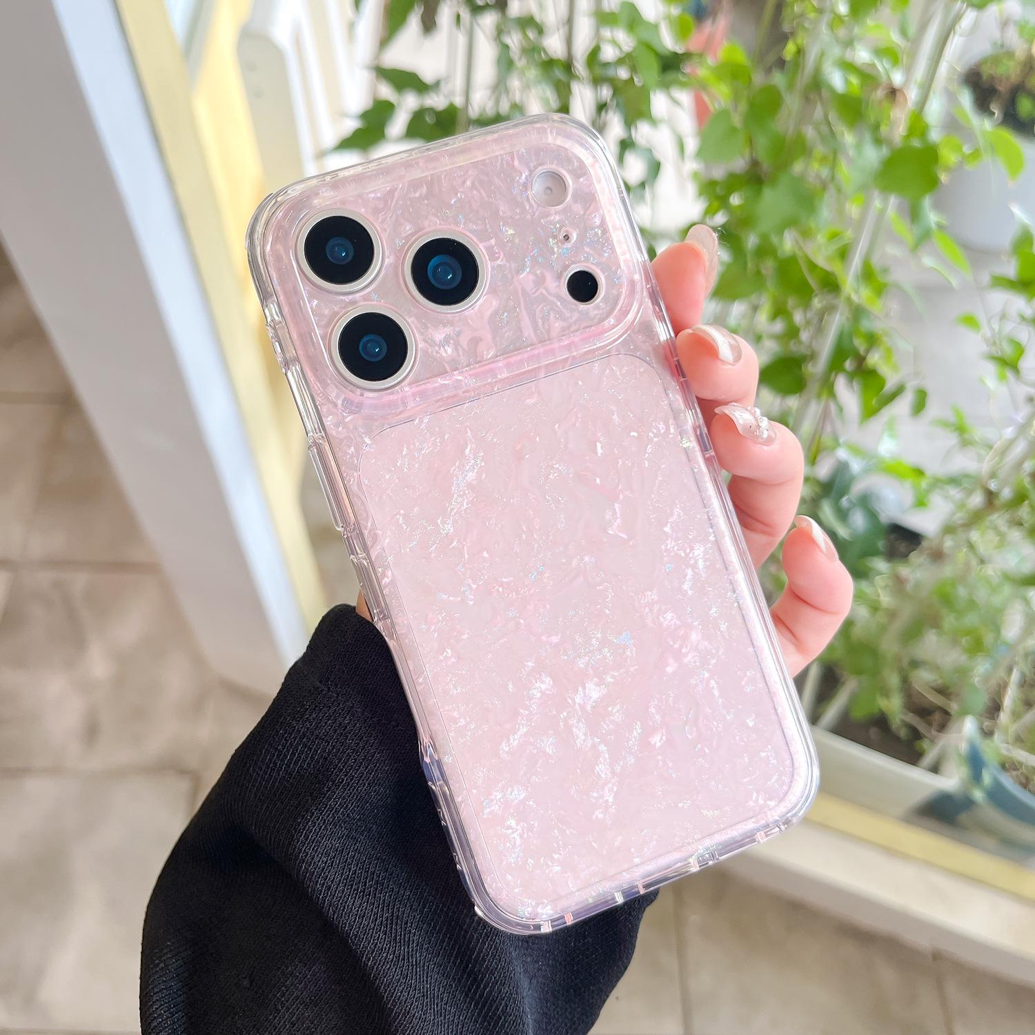 

Luanjinwen Transformative IMD Case for iPhone 17 Pro/15 Pro Max/16 PM 15 светло-розовый