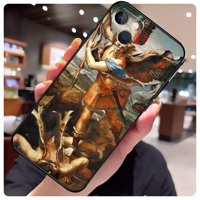 Renaissance Art Painting Case For iPhone 17 Pro Max 15 14 13 11 12 16 Pro Max mini 15 16 Plus 16e 17 Air Phone Cover