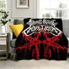 Bring Me the Horizon Flannel Blanket Warm Soft Halloween Christmas Couch Warm Cozy Decorative Decor Gift for All Season