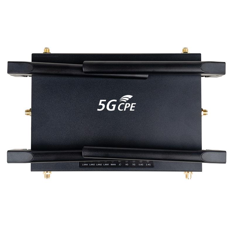 5G Dual-Band Wireless Router with SIM Card Slot, Ten Antennas, for EU & Asia WiFi Sharing