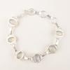Milky Opal Gemstone 925 Sterling Silver Jewelry Bracelet 9" Personalized Gift RB-6-10