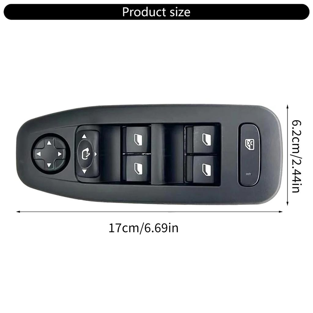 Electric Power Window Glass Lift Elevator Switch Control Button Control Panel Regulator Suitable for 208 2008 96749624ZD