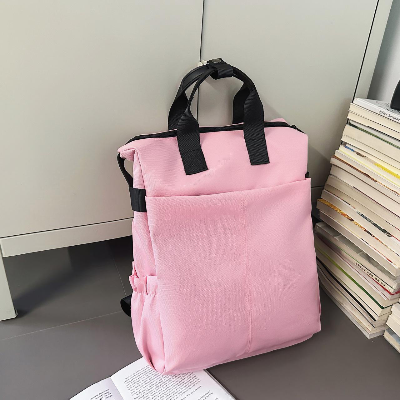 

Casual Backpack Commuting Computer Backpack Men s Schoolbag College Student Trendy Design Casual Backpack Women one size fits all розовый