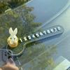Car Accessories - Car Temporary Stop Sign Multifunctional Cartoon Bunny Phone Number Temporary Parking Card Prompt License Plate Decoration