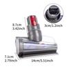Vacuum Cleaner Dust Brush, New Anti Winding Digital Ultra-thin Spiral Head for Dyson V10 Slim/V12 Slim/SV18/SV20