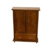 1/12 Dollhouses Furniture Wood Wardrobe with Functional Door and Drawer for Interactive Fun Children Collectible Toy
