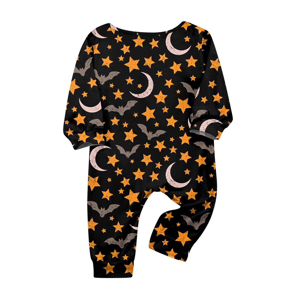 Family Matching Print Sets Pajamas Loungewear Outfits Family Matching Long Sleeve Tops+Pants Set