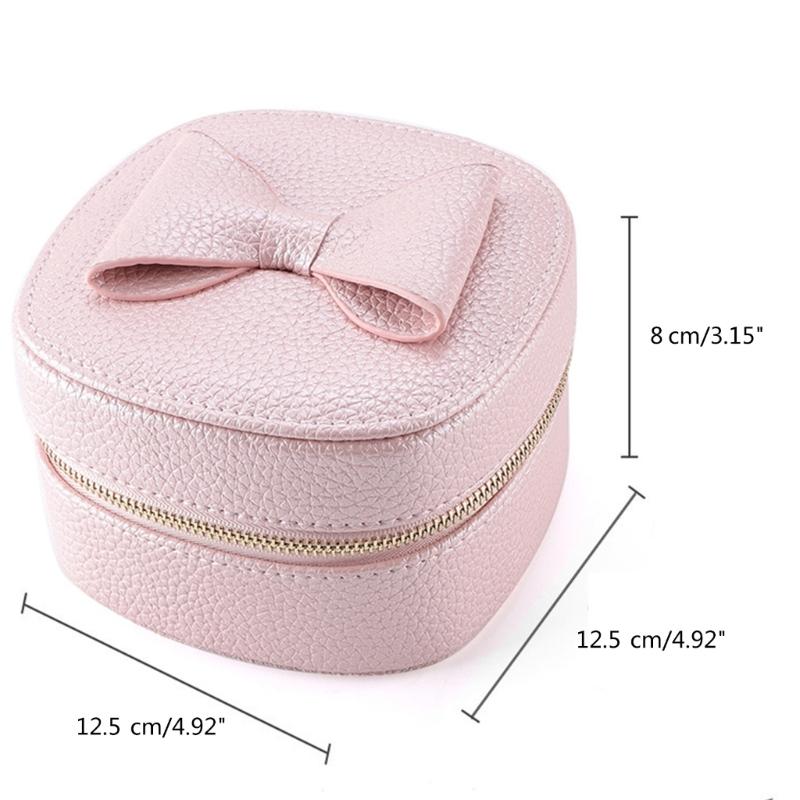 Compact Jewelry Storage Box Versatile Mini Jewelry Organizer Box Portable Display Stand Box Earring Holder Packaging Box