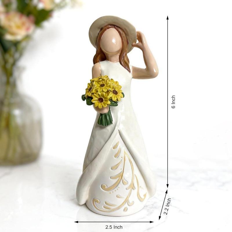 

Angel Goddess Figure Statue Desktop Decoration Resin Art Piece Home Decoration Handicraft