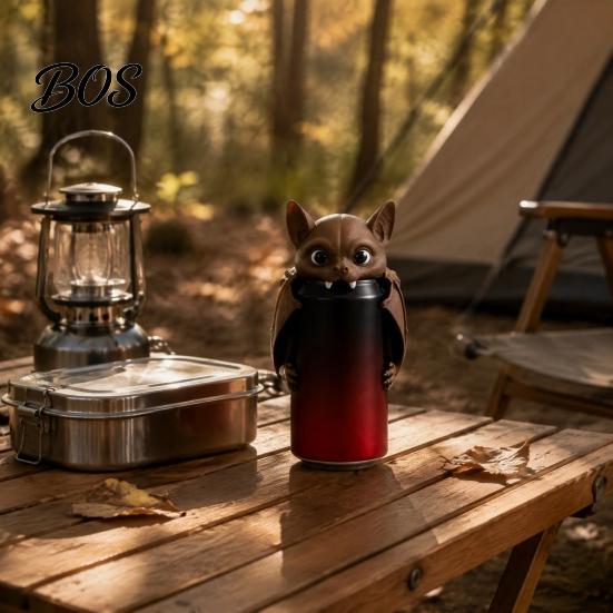 Energy Drink Accessories Bat Can Cover Soda Cap, 3D Printed Dust Beverage Lid for Standard Cans, Camping Covers Reusable Funny Shaped Beer Protector