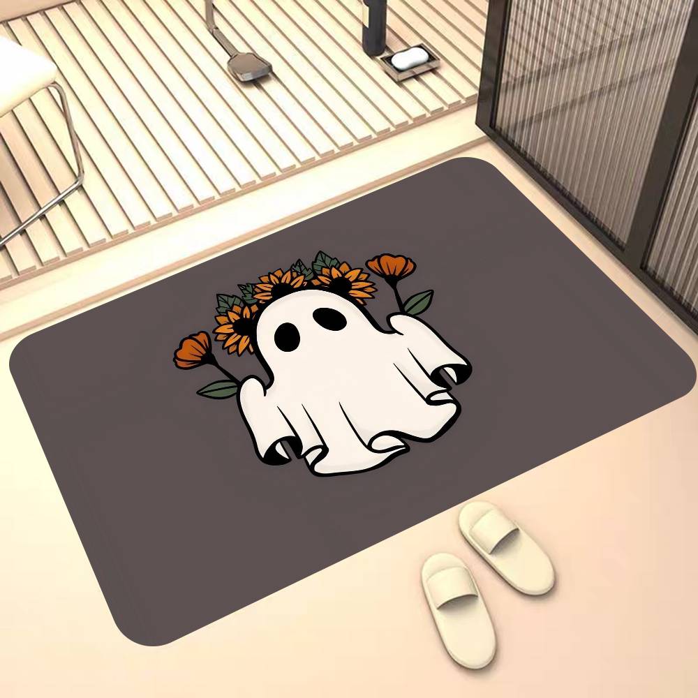 G-GhostS Podložka na podlahu Obdélníková Protiskluzová Domácí Měkká Koupelnová předložka Přední Dveře Vnitřní Venkovní Rohožka Vítejte Rohožka