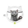 Pet Door Round Security ABS 4 Ways Modes Interior Exterior Door for Dog