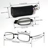 2pcs Men & Women - Foldable, +1.0 To +4.0 Strength, Oval Frame, Lightweight & Stylish Design, Perfect for Reading, Travel