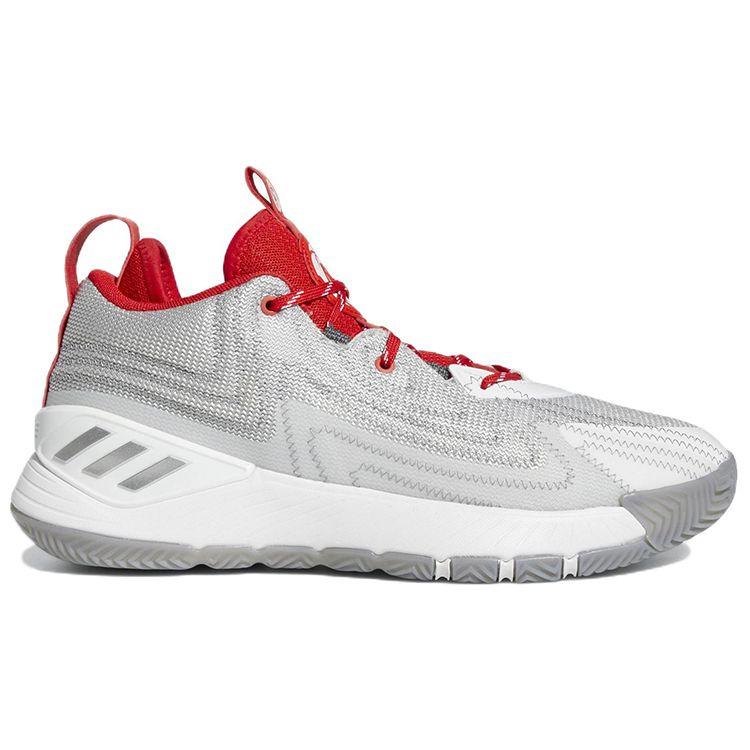 Adidas D Rose Son of Chi 2 Dufu-Beyond the Frontier Unisex Sneakers Silver Silver-Metallic Vivid-Red H03651