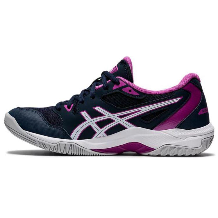 Asics Gel Rocket 10 French Blue Purple Women Sneakers White 1072A056-400