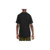 Nike Cartoon Letter Print Round Neck Short Sleeve T-Shirt Kids Tops Black DQ3869-010