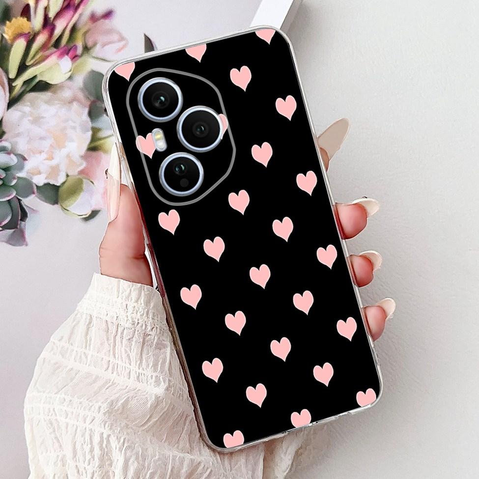 Clear For Honor 400 Pro Case DNP-NX9 Cute Cartoon Cat Fashion Flower Funny Painted Soft Bumper For Honor 400Pro Back Cover Funda