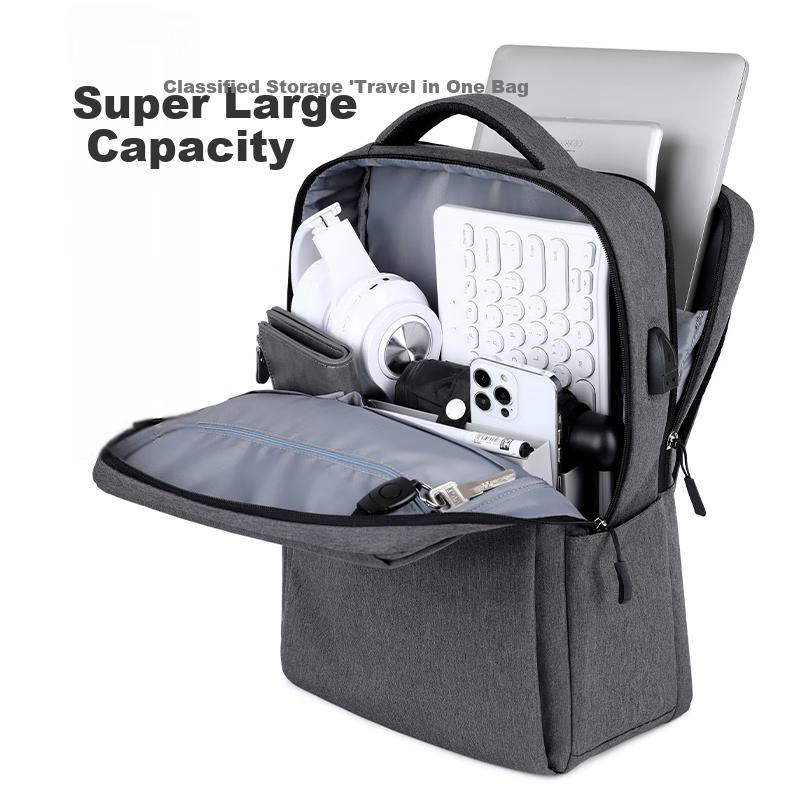 BRINCH Laptop Backpack 14/17.3 Inch Large Capacity Business Commute Suitable for Xiaomi Huawei Laptop Bag