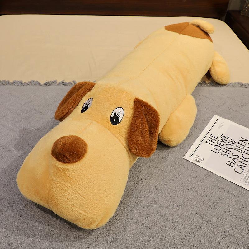 Large Dog Throw Pillow Plush Toy Doll Puppy Dog Teddy Dog Doll Child Companionship Soothing Rag Doll