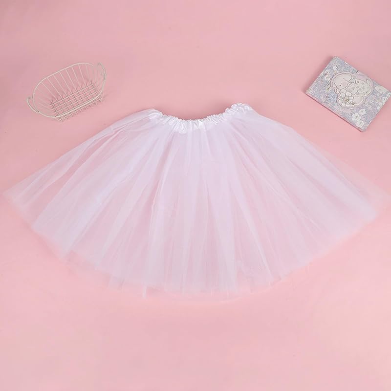 [Moerstar] Tutu Skirt for Women, Fluffy Tulle Skirt, Volume Skirt, Fluffy Triple Tulle, Petticoat, Girls' Stage Costume, Performance Outfit, Cosplay,