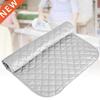 Quilted Ironing Mat, Heat Resistant Silver Coated Ironing Pad,Foldable Ironing Board Alternative for Washer Dryer Home Travel