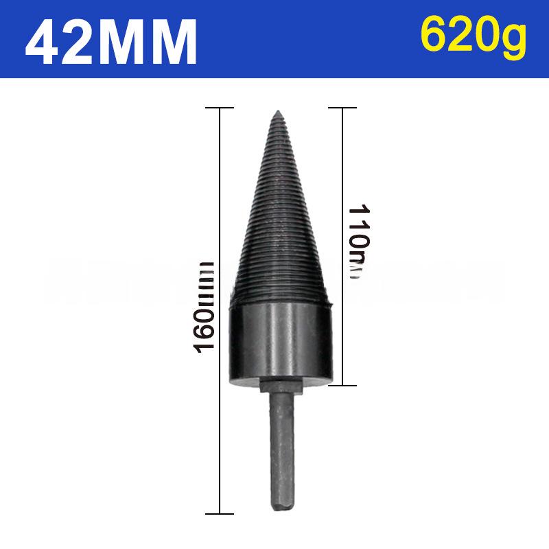 Broca Triangular Negra Intercambiable para Partir Leña para Herramientas Eléctricas