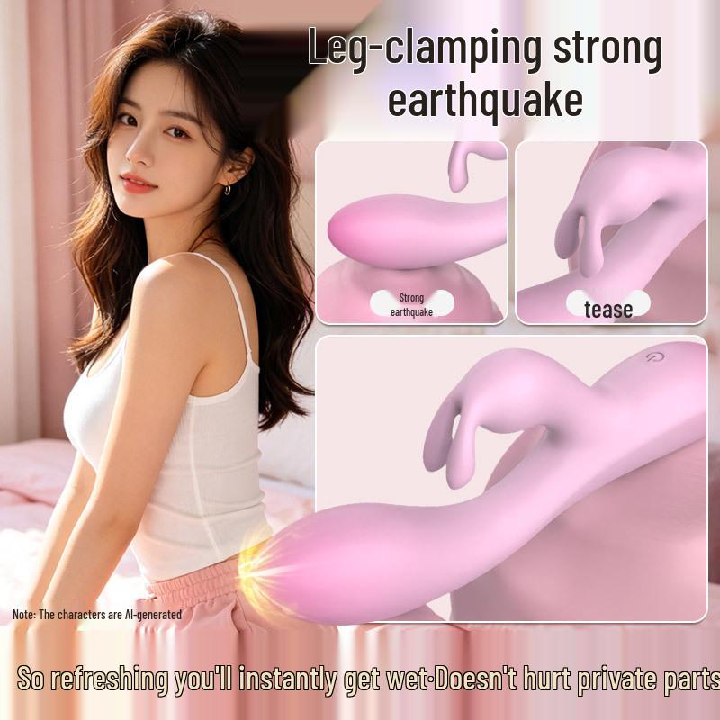 Mano Double-Layered Rubberized Dual-Head Vibrator, Massager & G-Spot Stimulator for Women