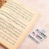 5Pcs Transparent Acrylic Acrylic Music Stand Piano Pattern Score Holder Sheet Music Clip  Office Use