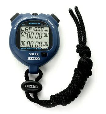Seiko Solar Standard Stopwatch SVAJ005 Navy