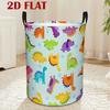 1pc Colorful Dinosaur And Triceratops Themed Cartoon Storage Basket, Suitable for Storage, Bedroom Organization, Decorative And Functional Storage Bas
