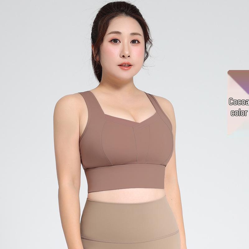 

Red Mesh Plus Size Sports Bra & High Waist Yoga Vest S