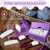 Strickblocker-Set, 20-teilig, Strickblockierkämme und Nadeln aus Edelstahl in 2 verschiedenen Größen für DIY-Strick- und Häkelzubehör