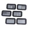 Empty Magnetic Cosmetics Palette With Mirror 1/2/3/4/6/8 Grids Iron Plate Eyeshadow Blusher Lipstick Diy Glitter Makeup Box