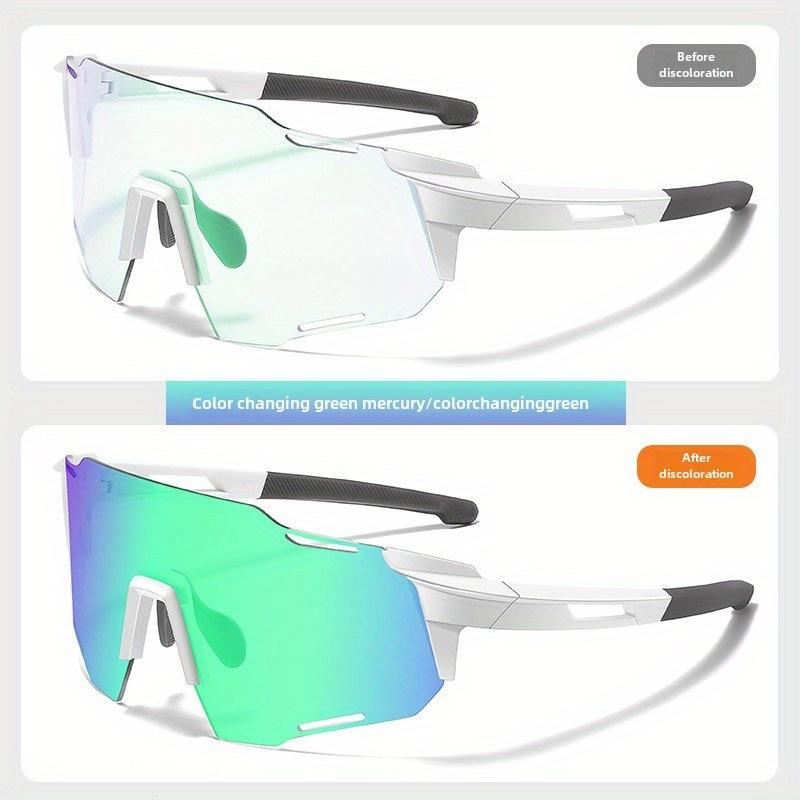 Color-changing photosensitive myopia sunglasses sunglasses glasses cycling sports men and women can protect their eyes and prevent wind without polari