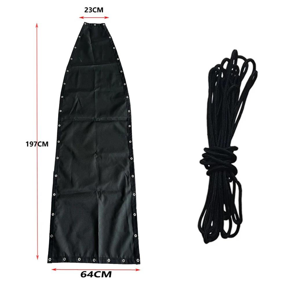 Black Replacement Seat Cloth For Textilene Hanging Swing Chair Cover Hanging Swing Chair Easy Installation Process Enhanced