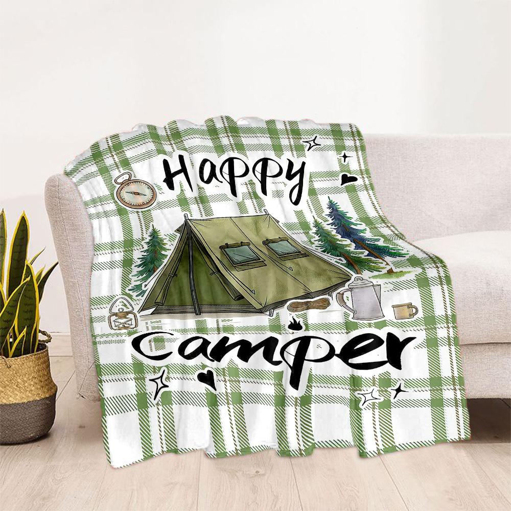 Lagerfeuernacht Abenteuerdecken sind für Wohnzimmer geeignet und somit eine ideale Wahl für Reisen im Freien und als Geschenke.