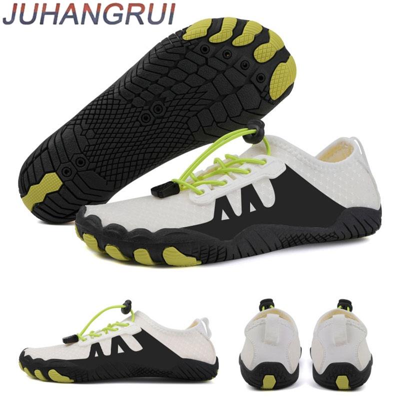 Summer Unisex Aqua Shoes Couples Outdoor Aquatic Sneaker Quick-Dry Upstream Wading Footwear Barefoot Beach Shoes Breathable Mesh