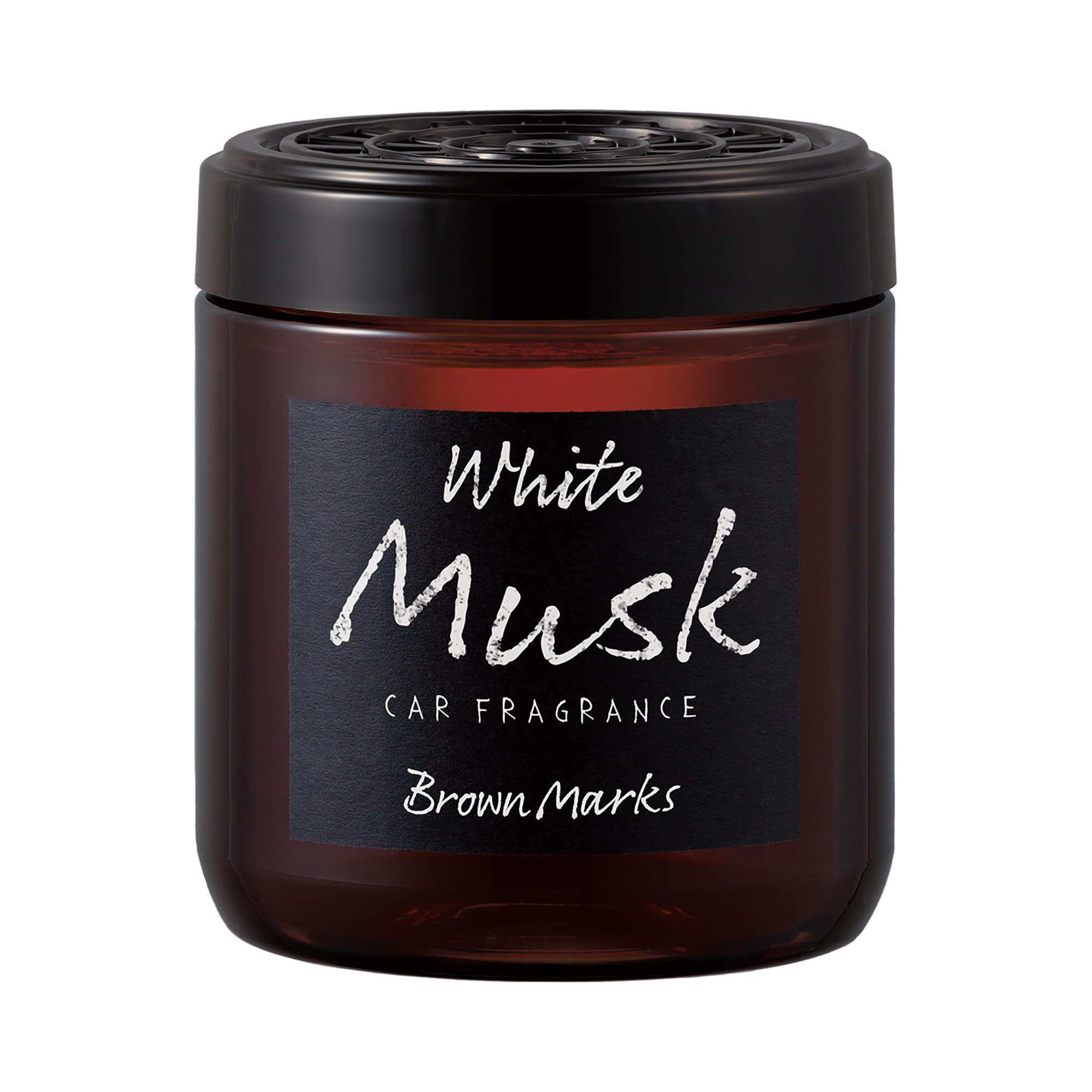 

HARUKADO Carall Автомобильный освежитель воздуха Коричневые следы Гель Белый мускус 160 мл 3397