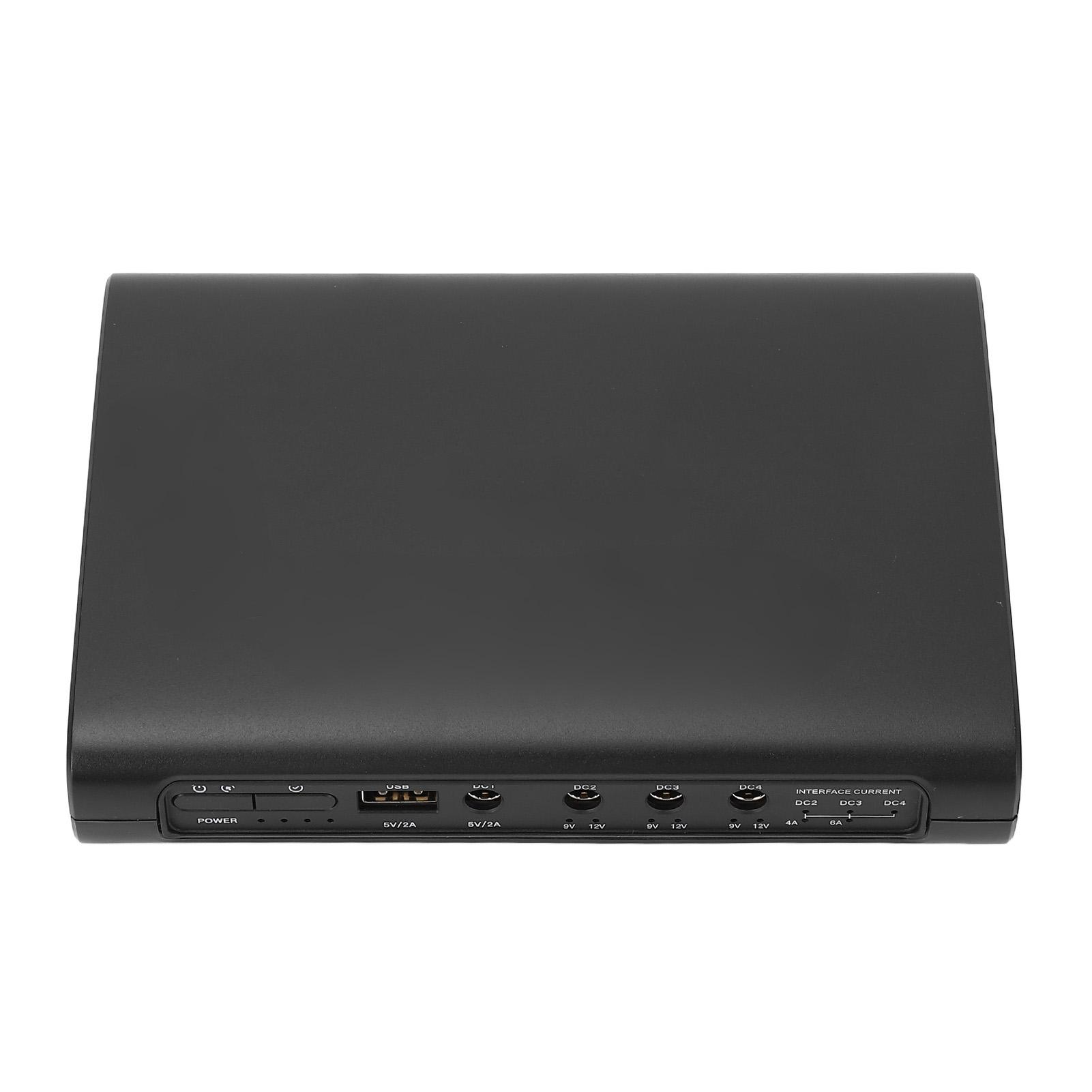 

ИБП с батарейным питанием 25600 мАч 94,72 Втч 5 В 9 В 12 В 5 розеток Источник бесперебойного питания для роутера