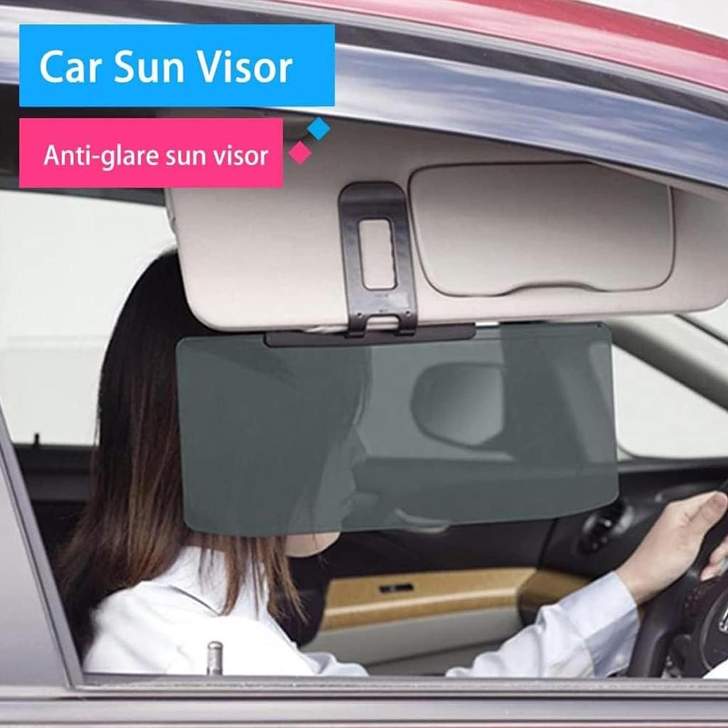 Car Sun Visor Extender Anti-Glare Car Sun Visor Windshield Shade Glass Sunshade Shield Protector for Automotive Vehicles Driver
