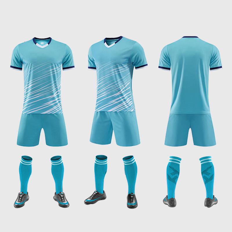 Schnelltrocknender, atmungsaktiver Fußball-Trainingstrikotanzug für Kinder – schweißabsorbierende Mannschaftsuniform für Jungen